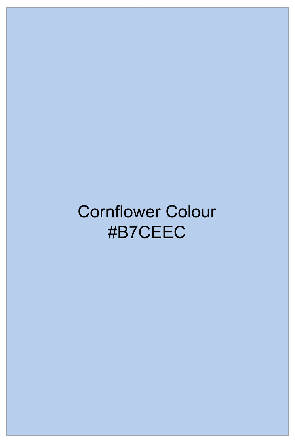 Bluessenza-Cornflower Blue Subtle Sheen Super Soft Premium Cotton Cut Away Collar Dress Shirt