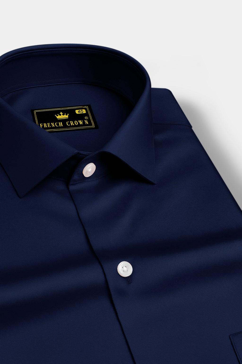Bluvoro-Mirage Blue Subtle Sheen Super Soft Premium Cotton Dress Shirt