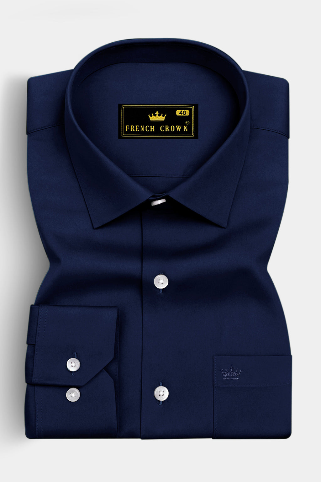 Bluvoro-Mirage Blue Subtle Sheen Super Soft Premium Cotton Dress Shirt