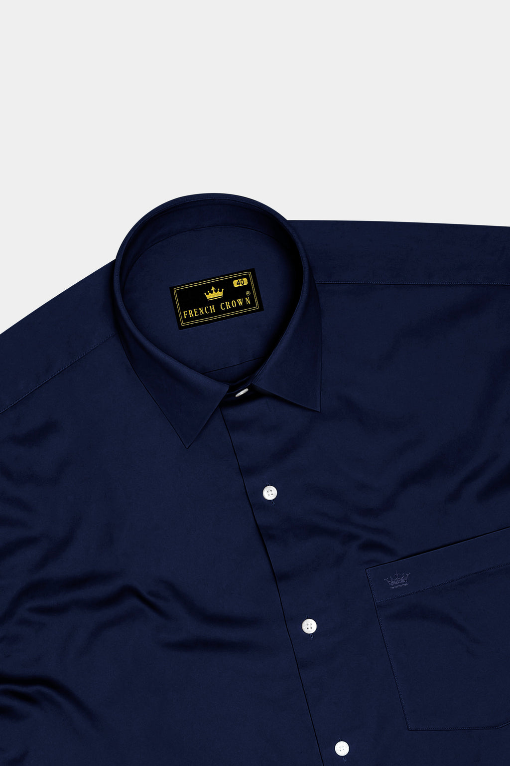 Bluvoro-Mirage Blue Subtle Sheen Super Soft Premium Cotton Dress Shirt