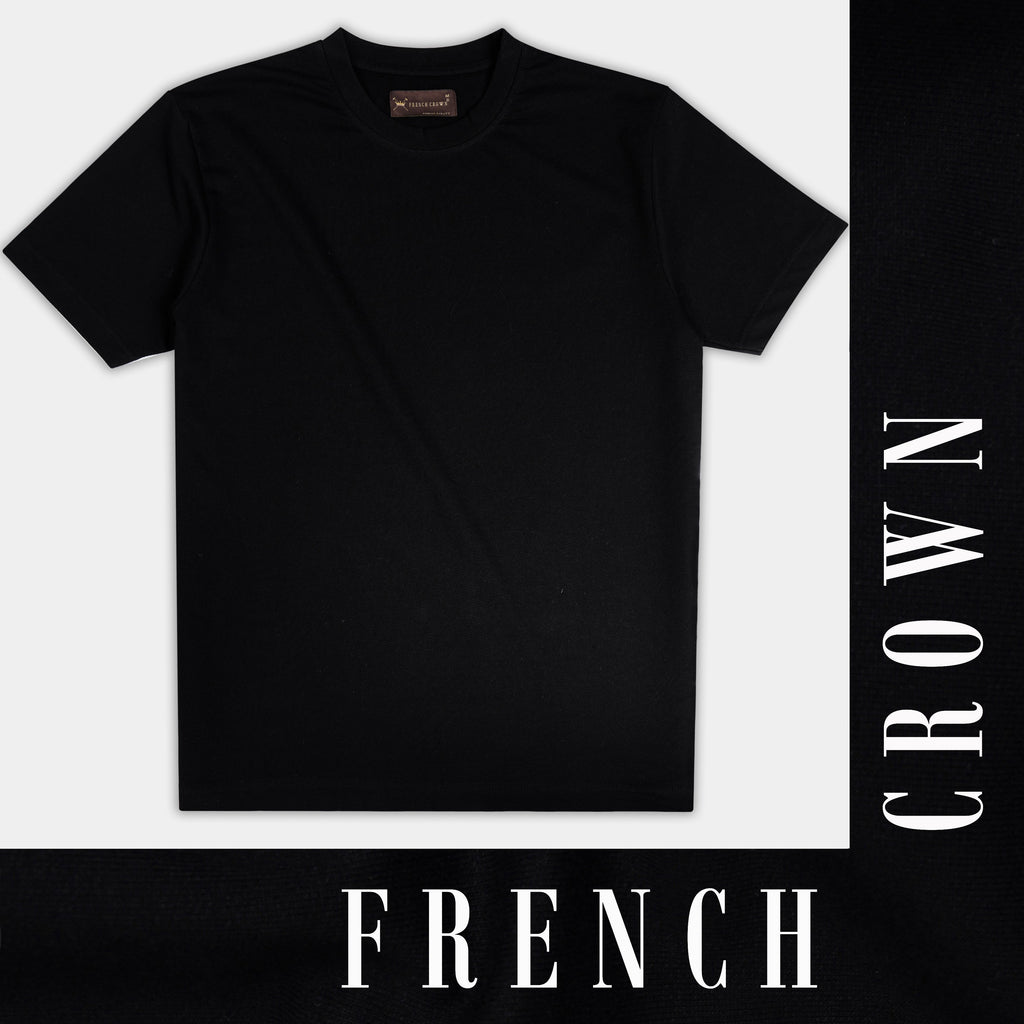 Jade Black Solid heavyweight Premium Cotton Oversized T Shirt