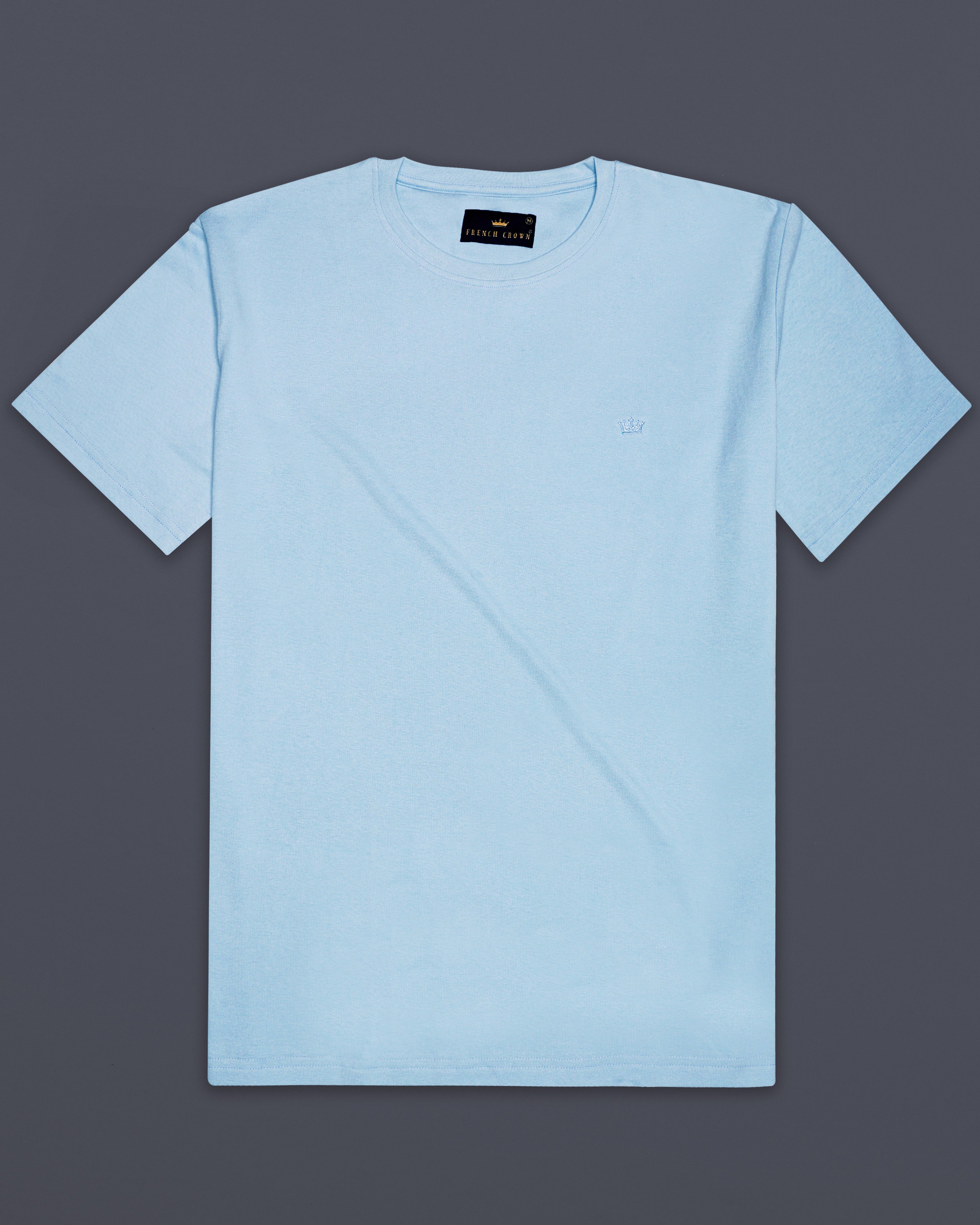 Skyvyn-Spindle Blue Premium Cotton T-Shirt