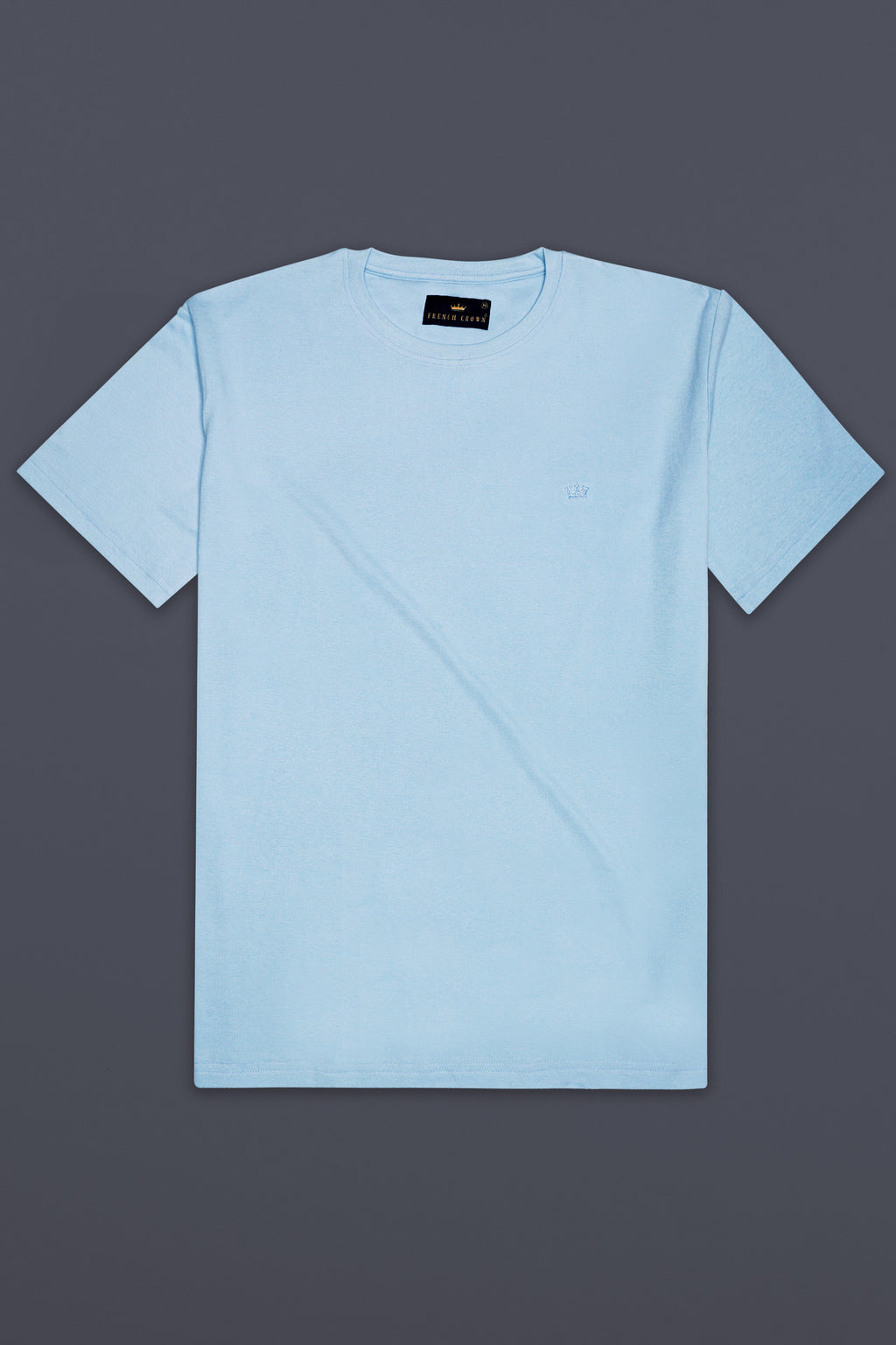 Skyvyn-Spindle Blue Premium Cotton T-Shirt