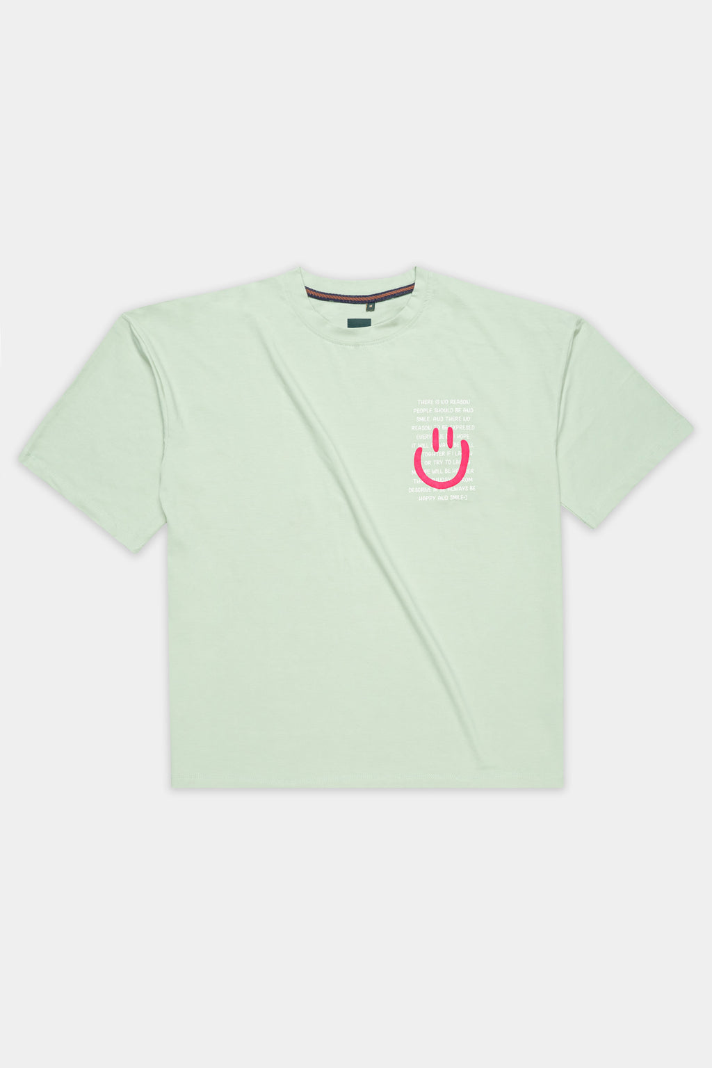 Surf Crest Green Printed Premium Cotton Oversized T-shirt