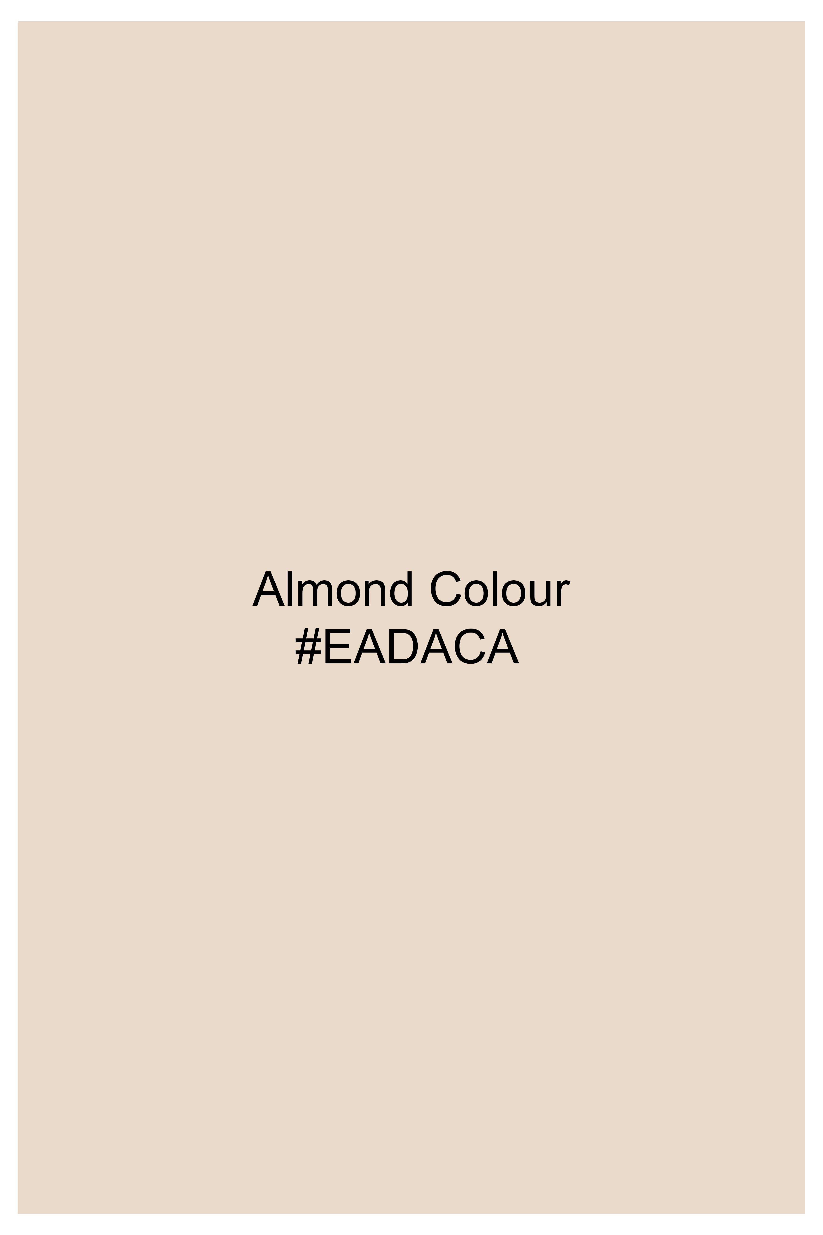 Almond Cream Printed Premium Cotton Oversized T-shirt