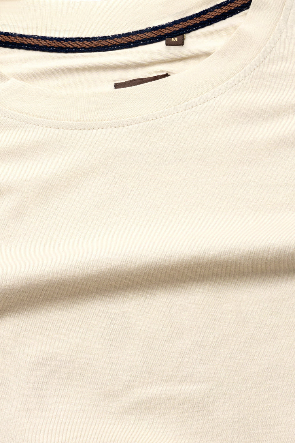 Almond Cream Printed Premium Cotton Oversized T-shirt
