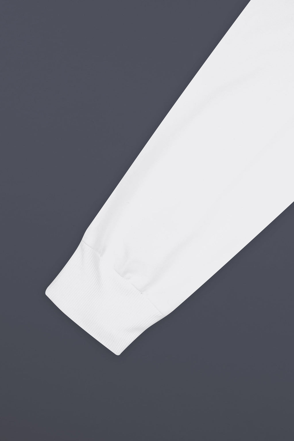 Bright White Premium Cotton Sweatshirt